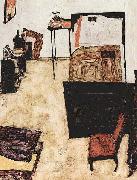 Schieles Wohnzimmer in Neulengbach, Egon Schiele